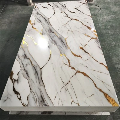 Panoul decorativ Panoul de perete PVC Foaie de marmură