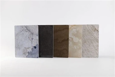 Panou de marmură PVC lucios UV dublu